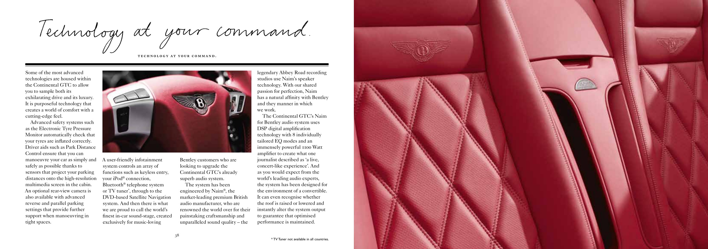 2011 Bentley Continental GTC Brochure Page 27